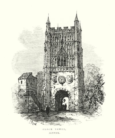 Clock Tower, Alnwick by Samuel Read